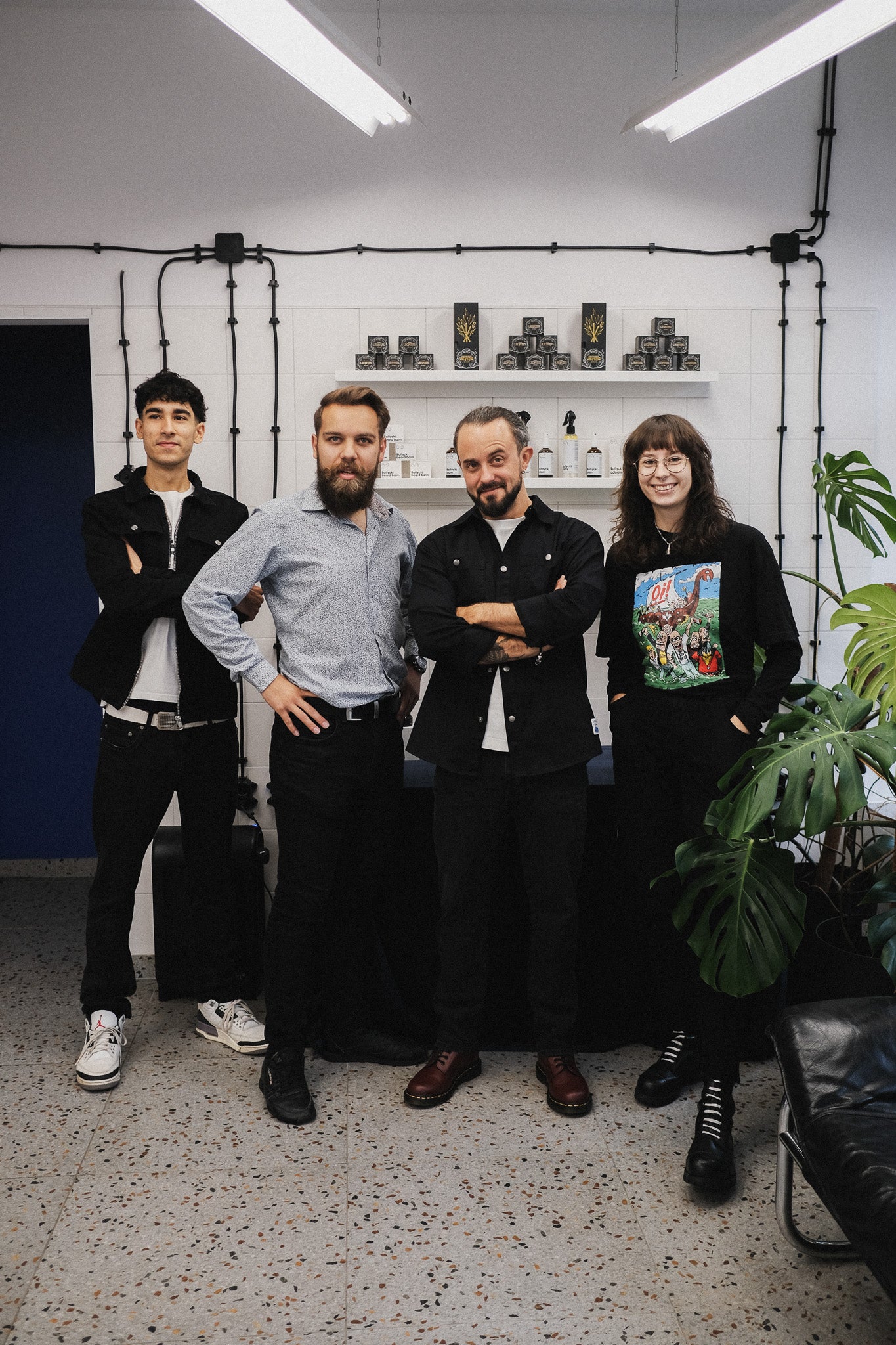 Zdjęcie grupowe barberów 