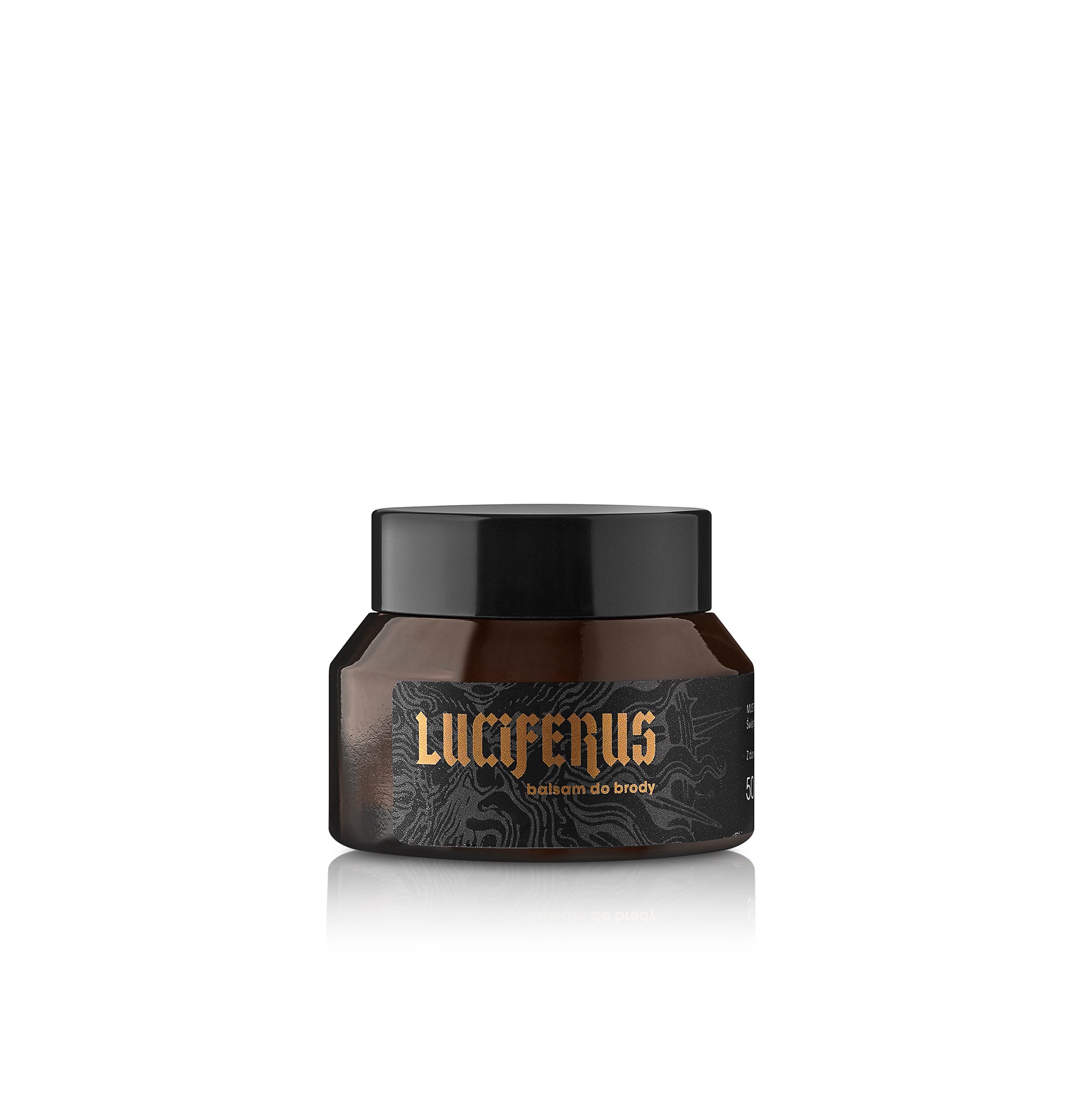 Balsam do brody Luciferus, brązowy słoik z nakrętką 50ml